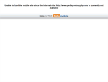 Tablet Screenshot of pedleyvetsupply.com